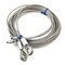Fleet Engineers Cable Set, Roll-Up Door, Std, 125.00 In. Cable, 5/16 Cable Eye, 7 X 19 Stainless 025-01447 - alternate 2